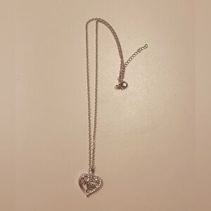 Silver plated necklace for women Mom design